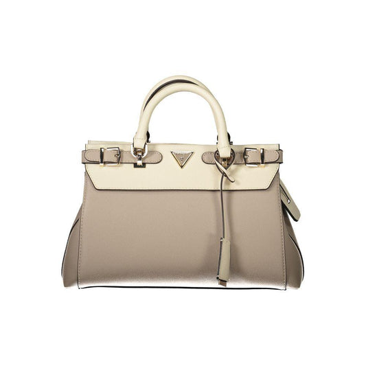 Guess Jeans Beige Polyethylene Handbag GU-34826
