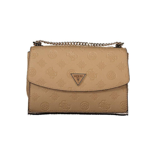 Guess Jeans Beige Polyethylene Handbag GU-34832
