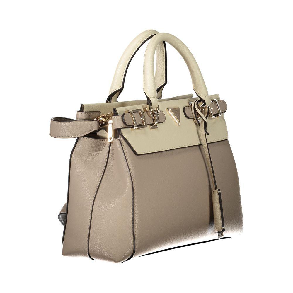 Guess Jeans Beige Polyethylene Handbag GU-34826