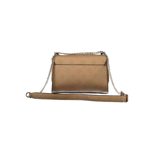 Guess Jeans Beige Polyethylene Handbag GU-34832