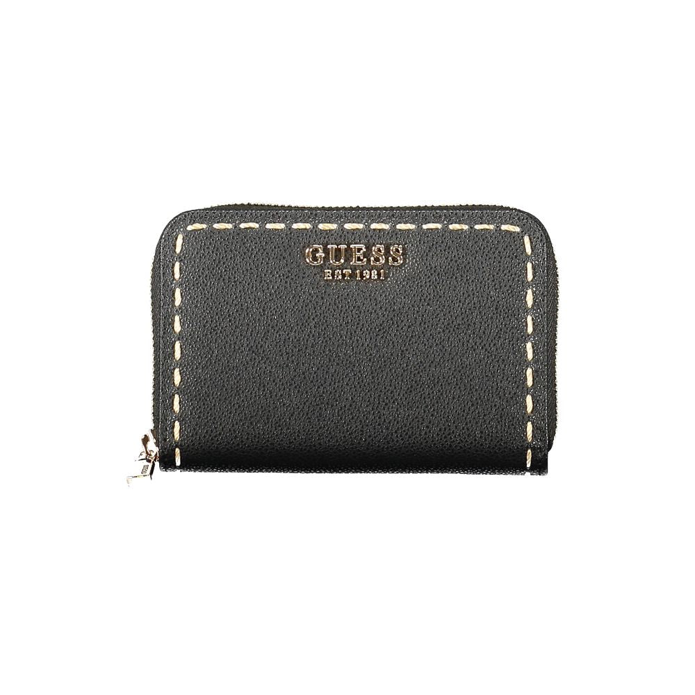 Guess Jeans Black Polyethylene Wallet GU-34843