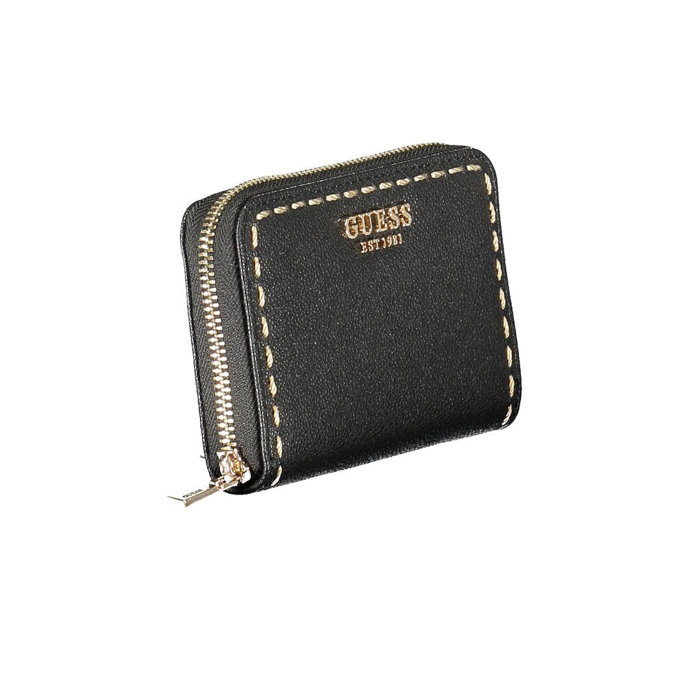 Guess Jeans Black Polyethylene Wallet GU-34843