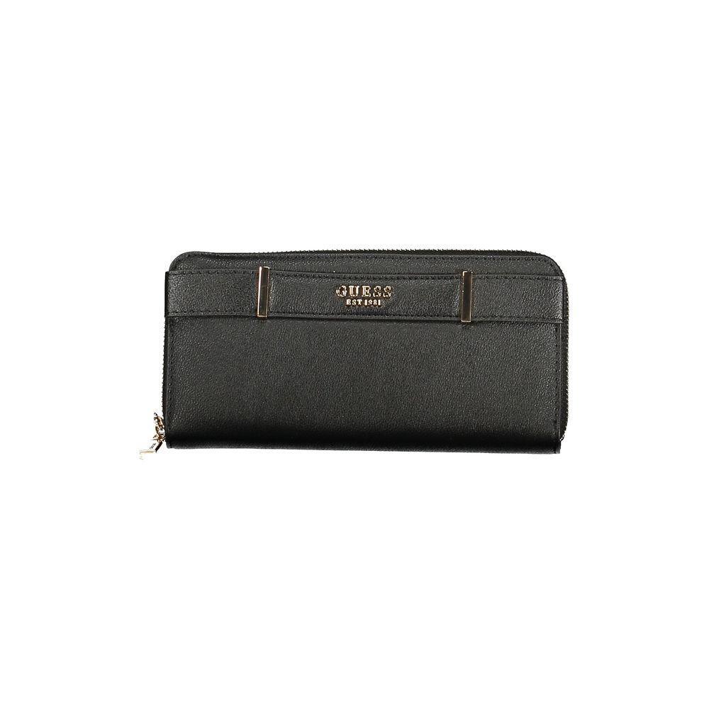 Guess Jeans Black Polyethylene Wallet GU-35254