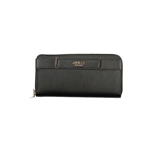 Guess Jeans Black Polyethylene Wallet GU-35254