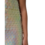 Dolce & Gabbana Multicolor Sequin Holographic Mini Dress DR81779-40