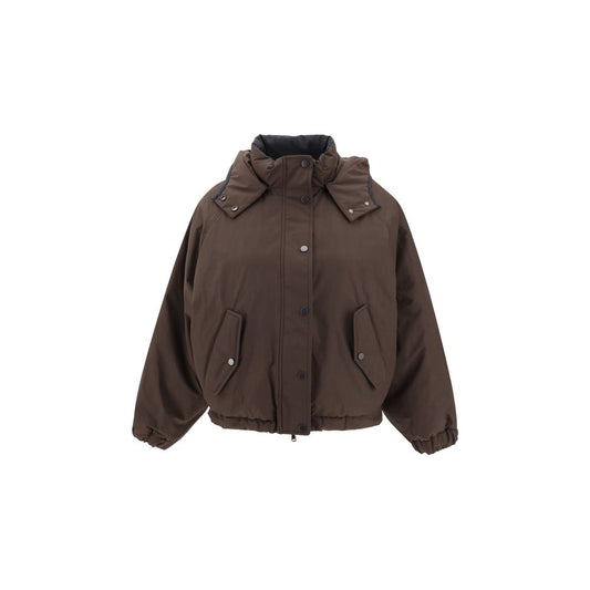 Brunello Cucinelli Brown Polyester Coat