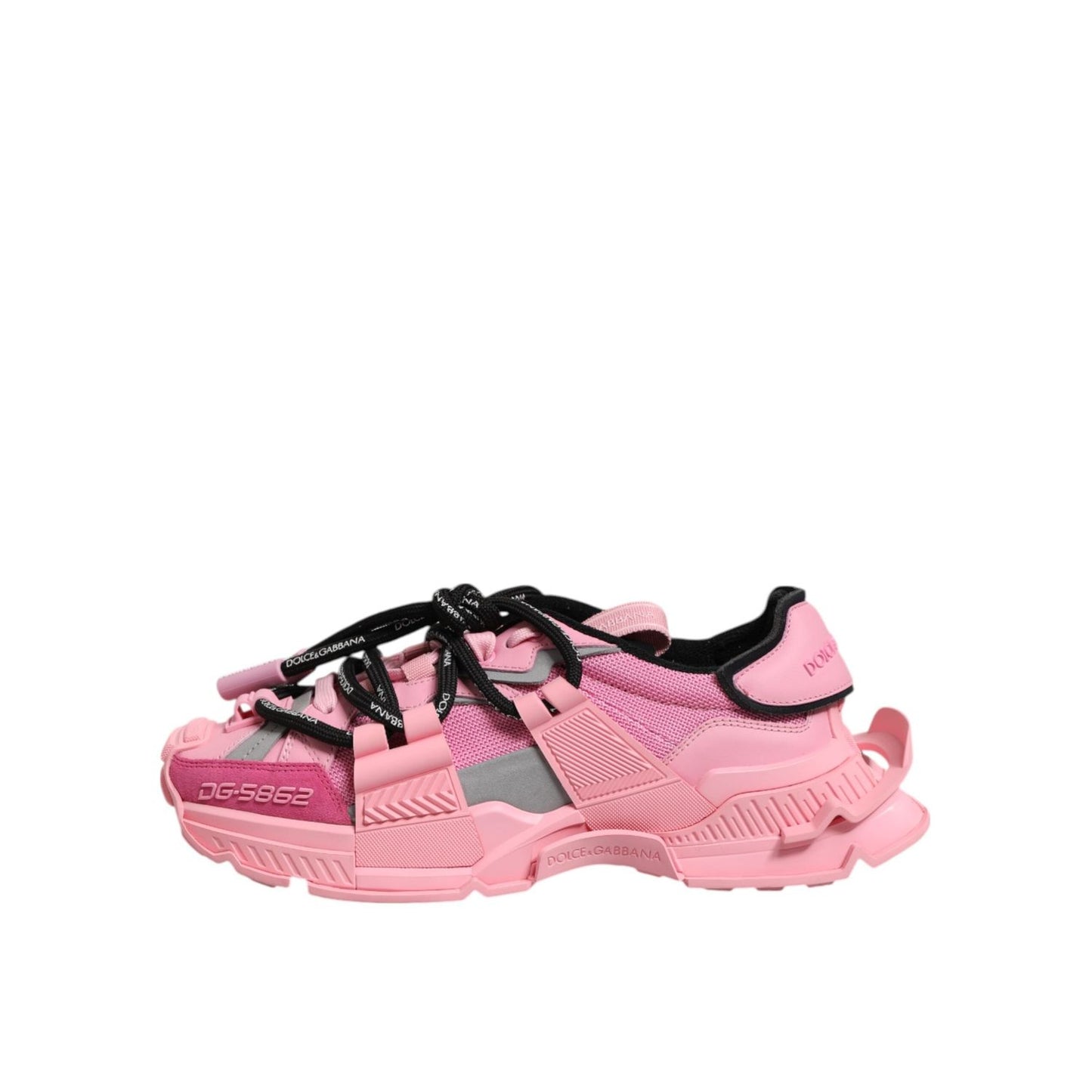Dolce & Gabbana Pink Low Top Space Women Sneakers Shoes LA12901-35