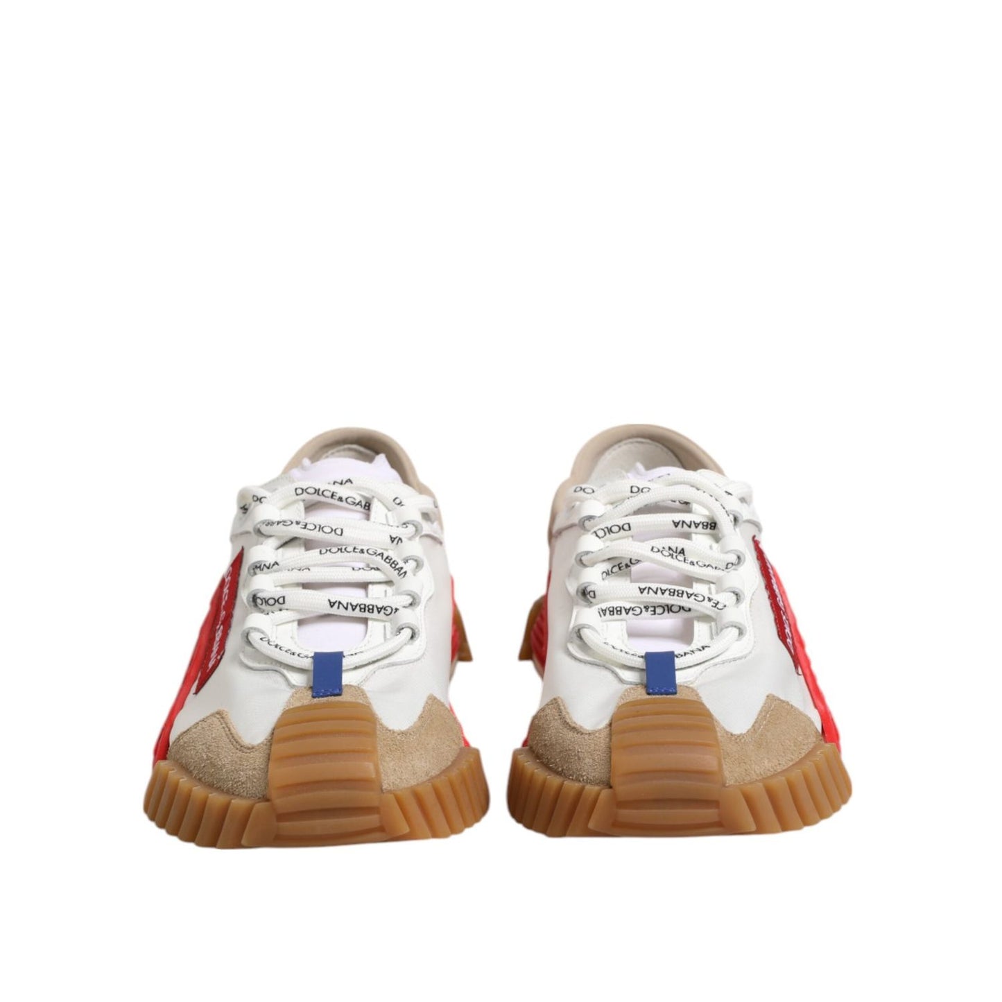 Dolce & Gabbana Multicolor Nylon Low Top NS1 Sneakers Shoes MV7877-40.5
