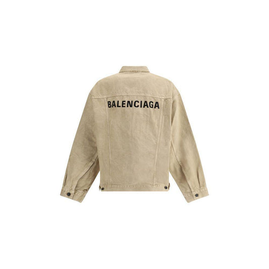 Balenciaga Oversized denim Jacket BA-844891TSWB29501-3