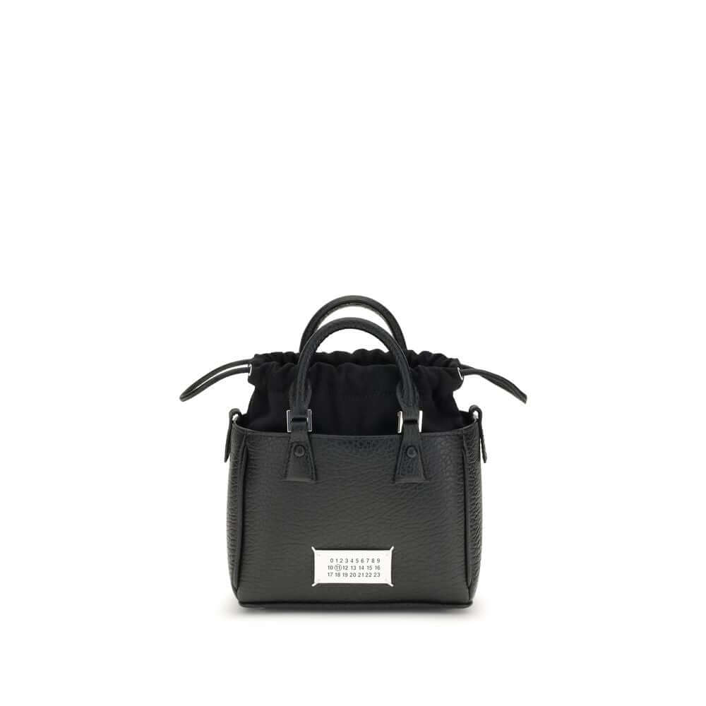 Margiela Black Calf Leather Bos Taurus Shoulder Bag
