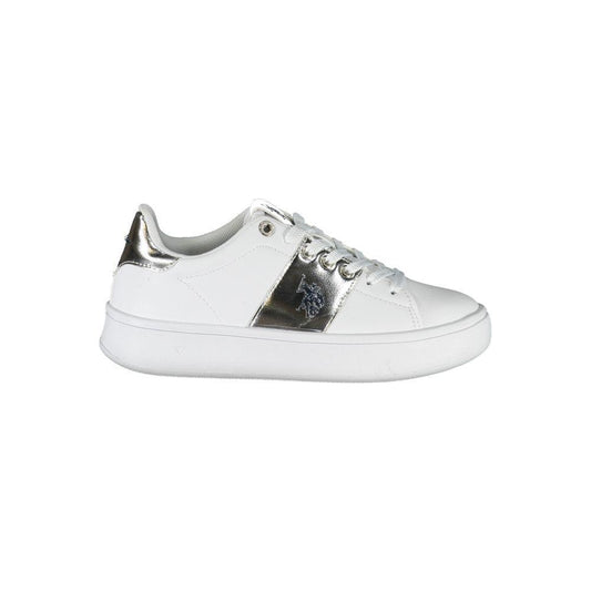 U.S. POLO ASSN. White Polyester Sneaker US-23766-EU37/US7