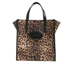 Dolce & Gabbana Multicolor Leopard Shopping Tote Shoulder Women Borse Bag BAG4734