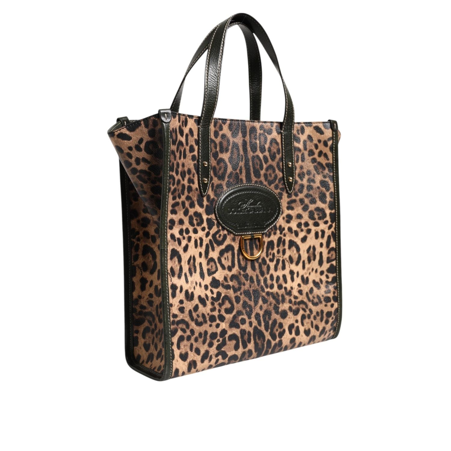 Front view with bag zipped and handles upright.