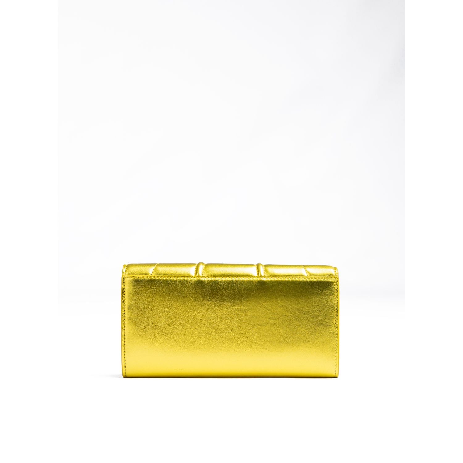 Ferrari Metal Yellow GT patent leather purse