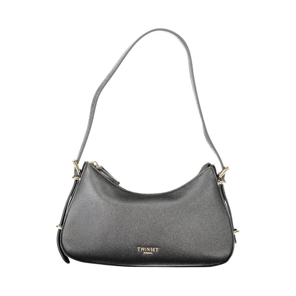 Front view with bag zipped and handles upright.