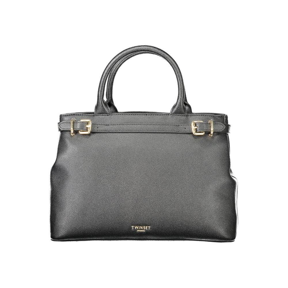 Front view with bag zipped and handles upright.