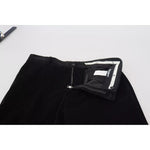Dolce & Gabbana Black Stretch Cotton Slim Trousers Chino Pants PAN74257-50