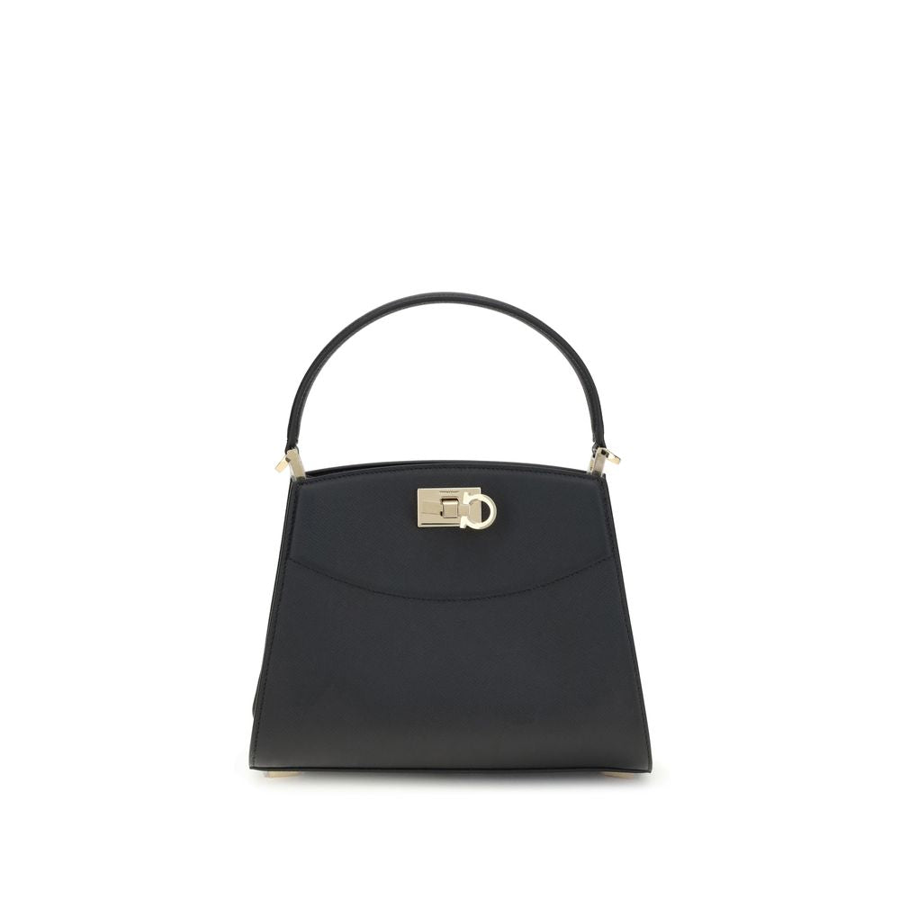 Front view with bag zipped and handles upright.