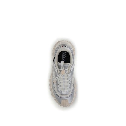 Moncler Cream Calf Leather Bos Taurus Athletic Sneakers