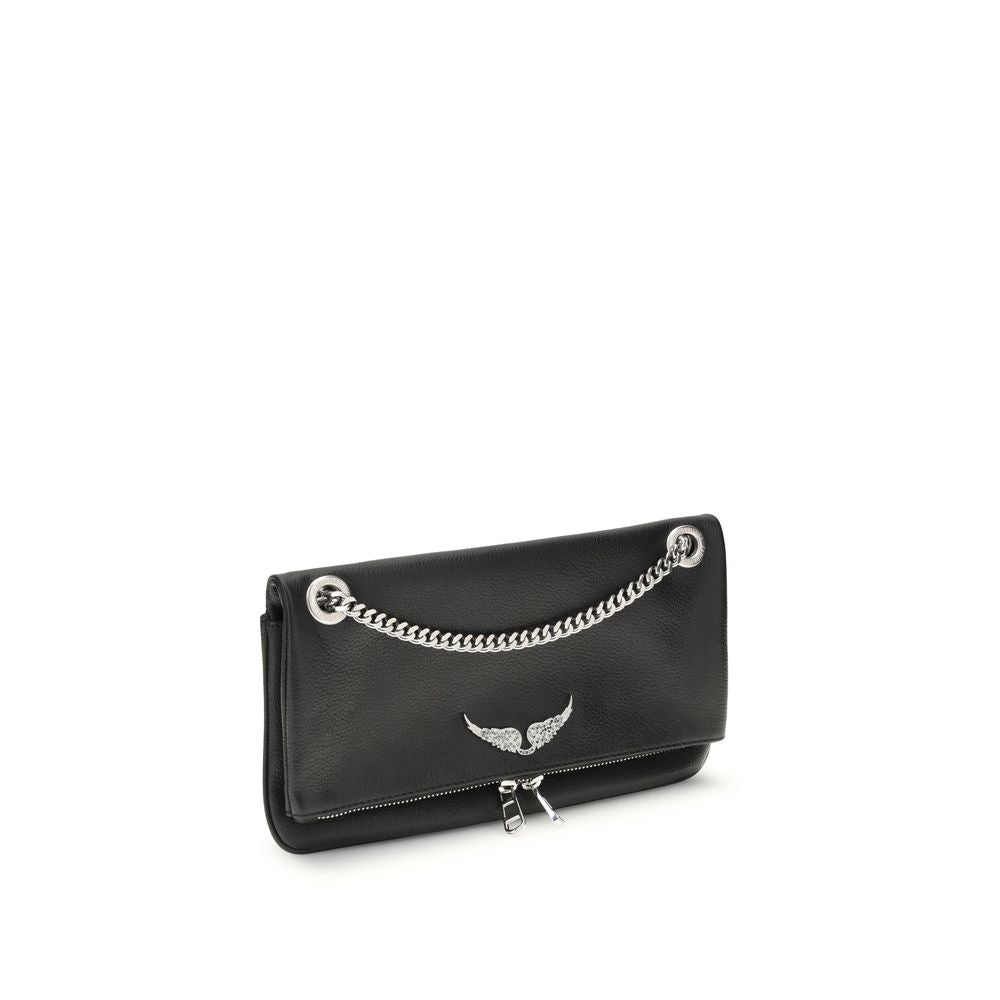 Front view with bag zipped and handles upright.