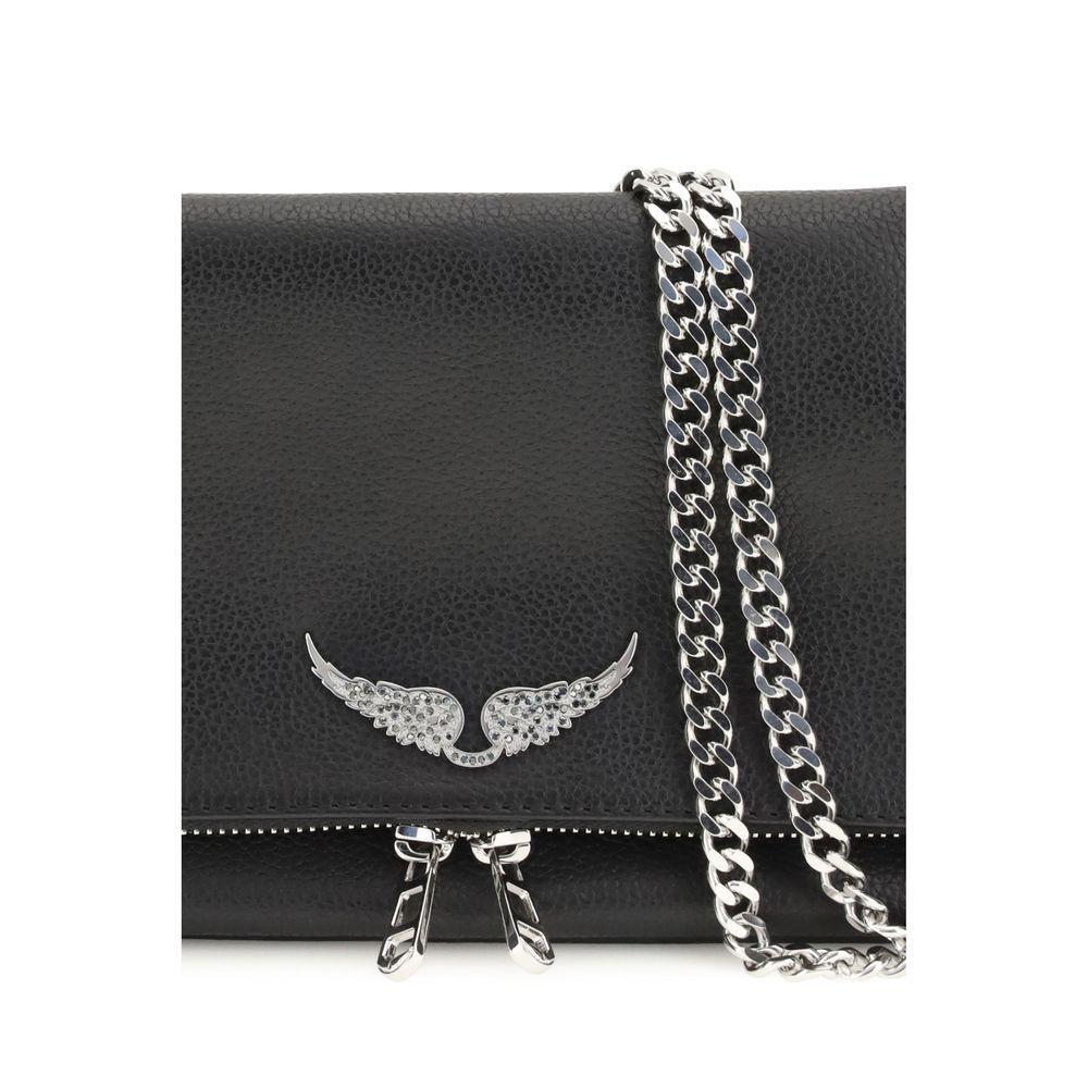Front view with bag zipped and handles upright.