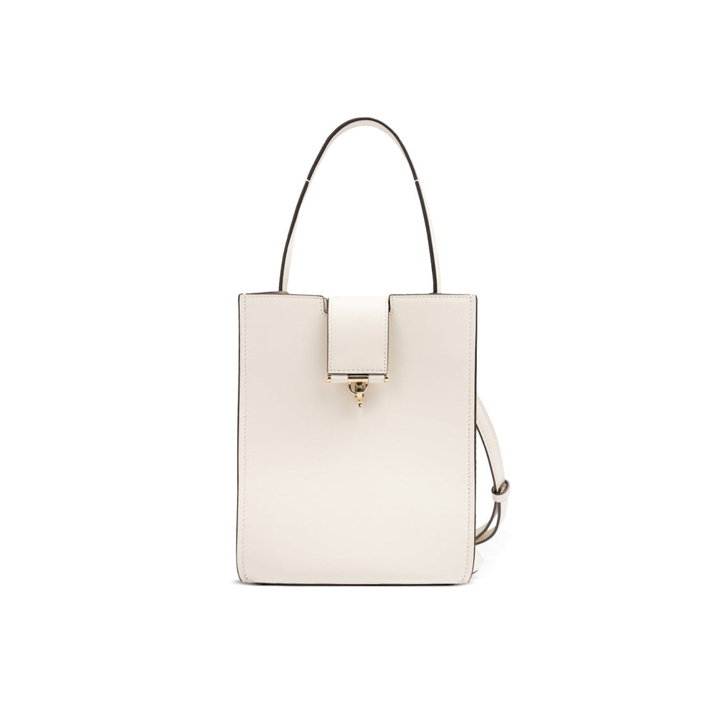 Giada White Leather Shoulder Bag GI300725-5