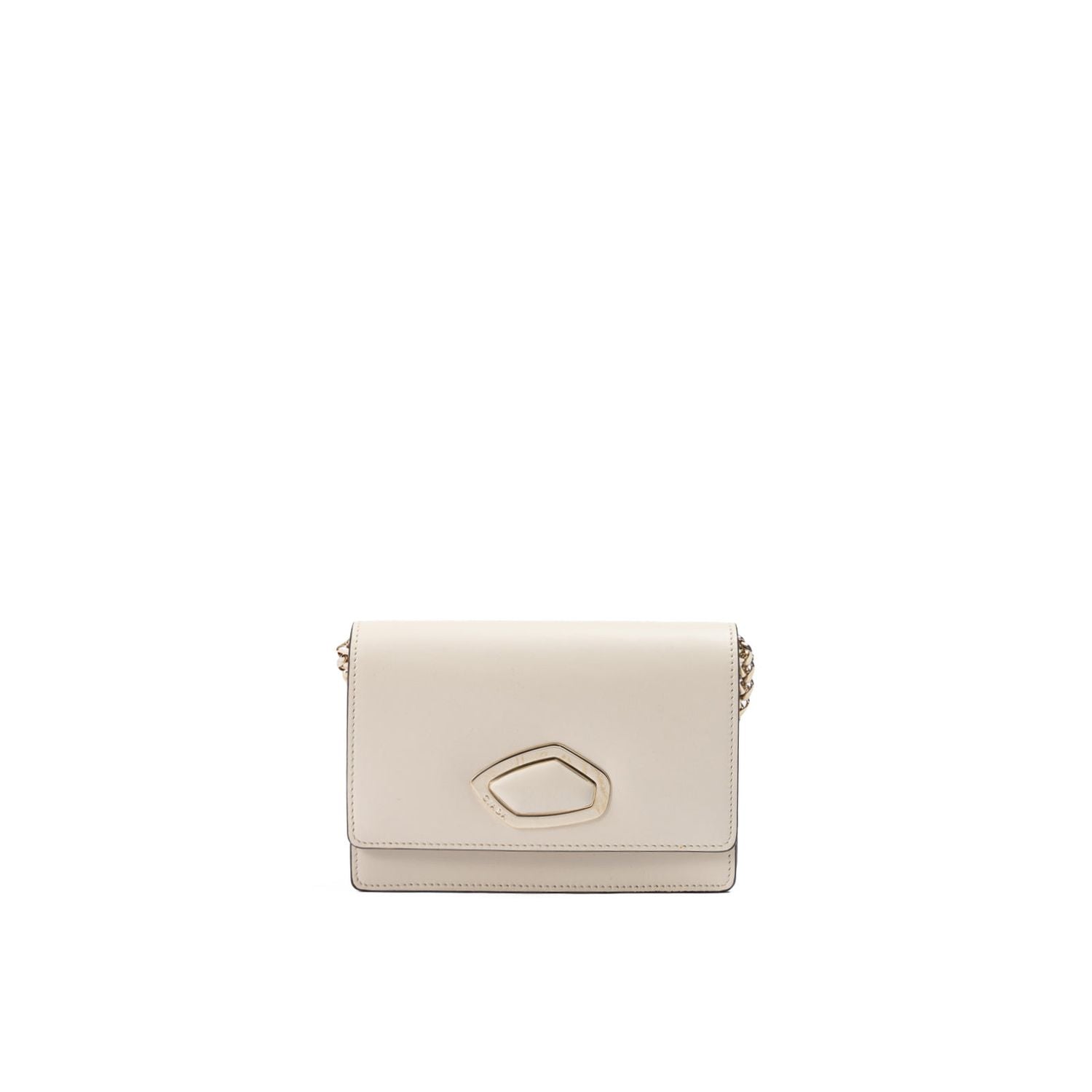 Front view with bag zipped and handles upright.