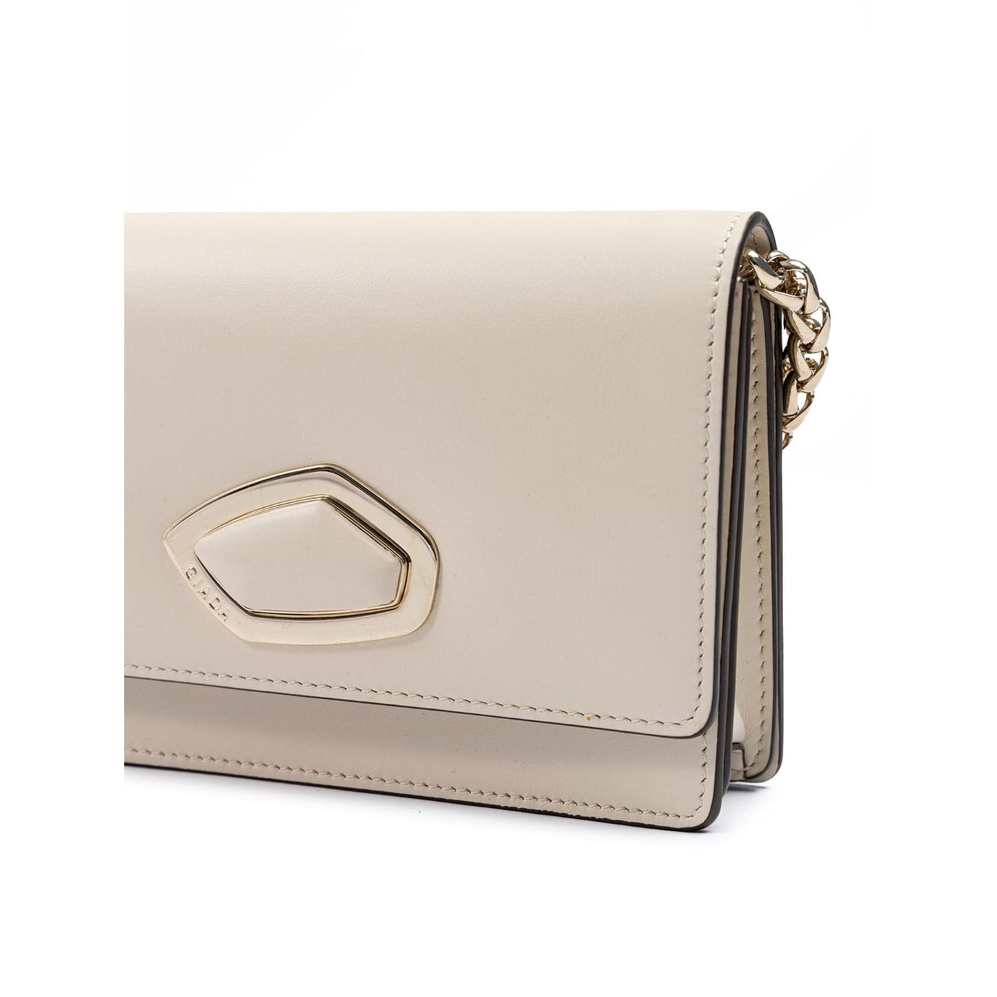 Giada Beige Leather Clutch Bag GI300725-6