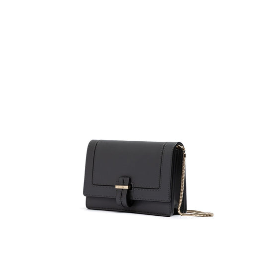 Giada Dark Grey Leather Clutch Bag GI300725-7