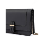 Giada Dark Grey Leather Clutch Bag GI300725-7