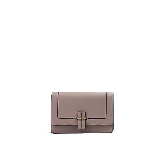 Giada Powder Pink Leather Clutch Bag GI300725-8