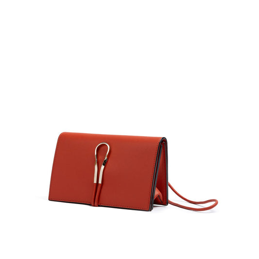 Giada Red Leather Clutch Bag GI300725-9