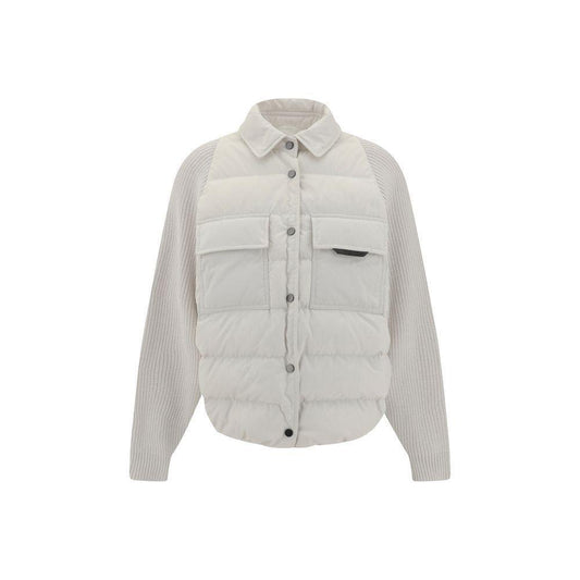 Brunello Cucinelli Jacket with iconic jewelry details BR-MD5997695C1709-IT42 | L
