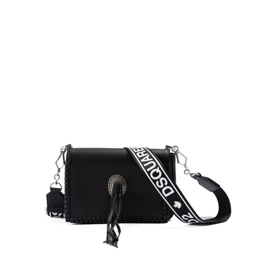 Dsquared² Black Leather Crossbody Bag DS210825-4
