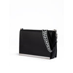 Dsquared² Black Leather Messenger Bag DS210825-5
