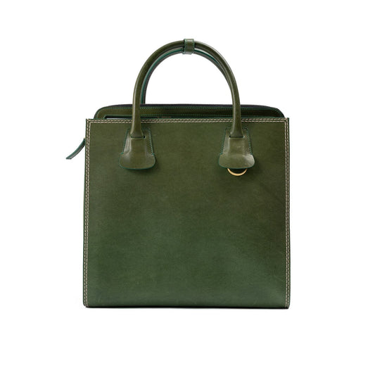 Dsquared² Green Leather Tote Bag DS210825-6