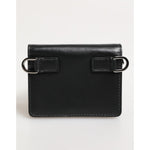 Dolce & Gabbana Black Leather DG Logo Bifold Card Holder Men Borse Wallet