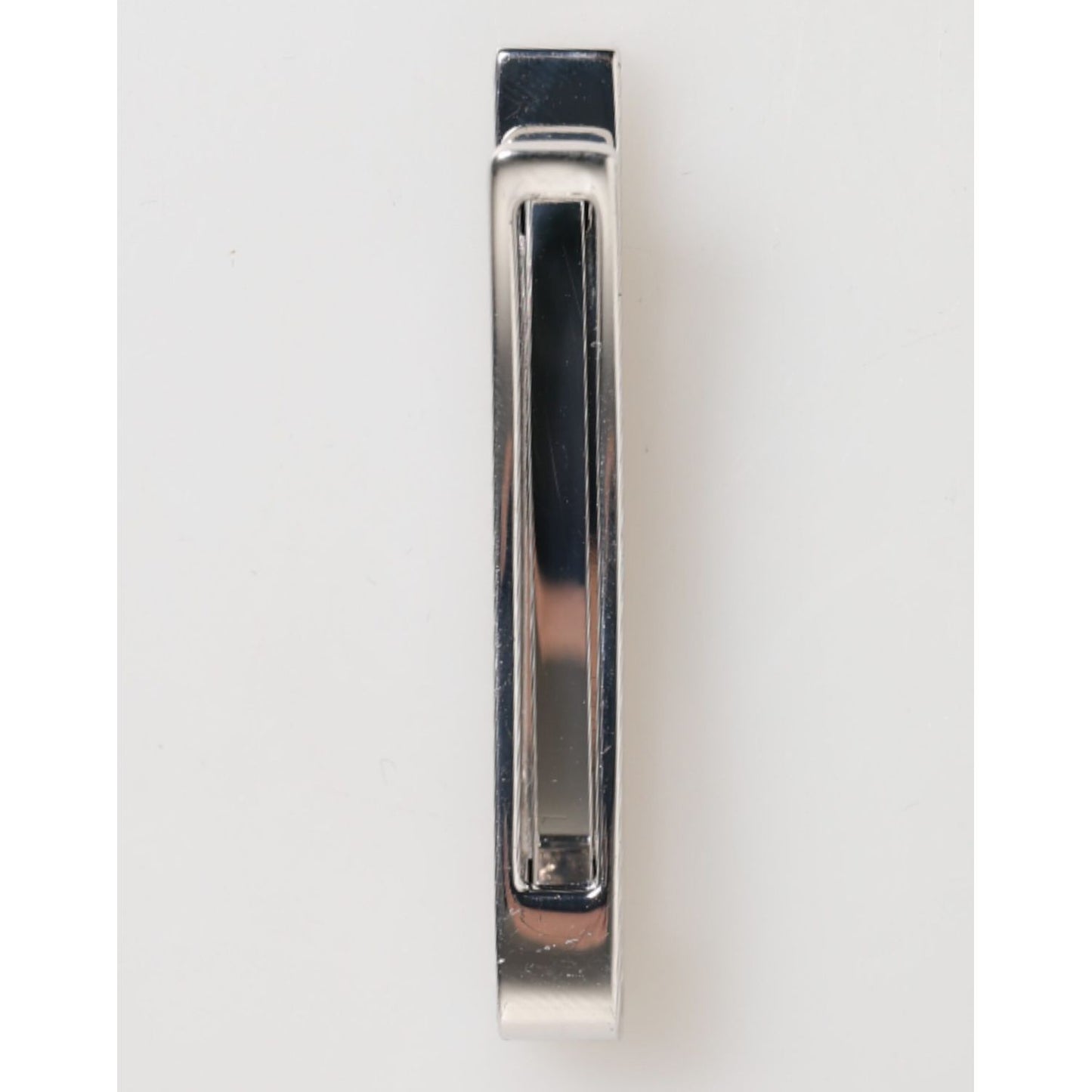 Dolce & Gabbana Silver Tone Brass Logo Branded Men Accessory Tie Clip Bar