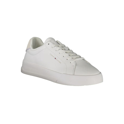 Tommy Hilfiger White Leather Men Sneaker