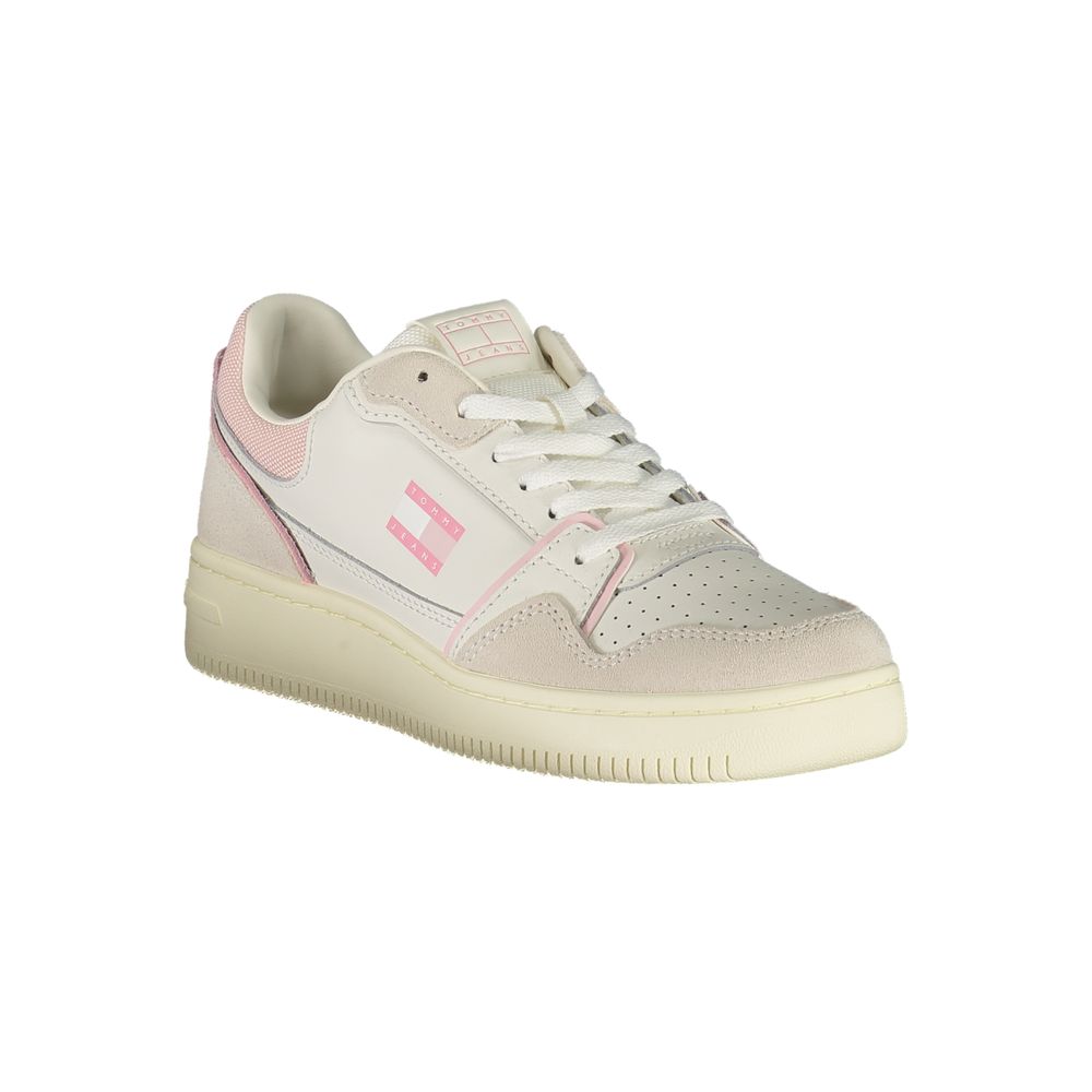 Tommy Hilfiger White Leather Women Sneaker