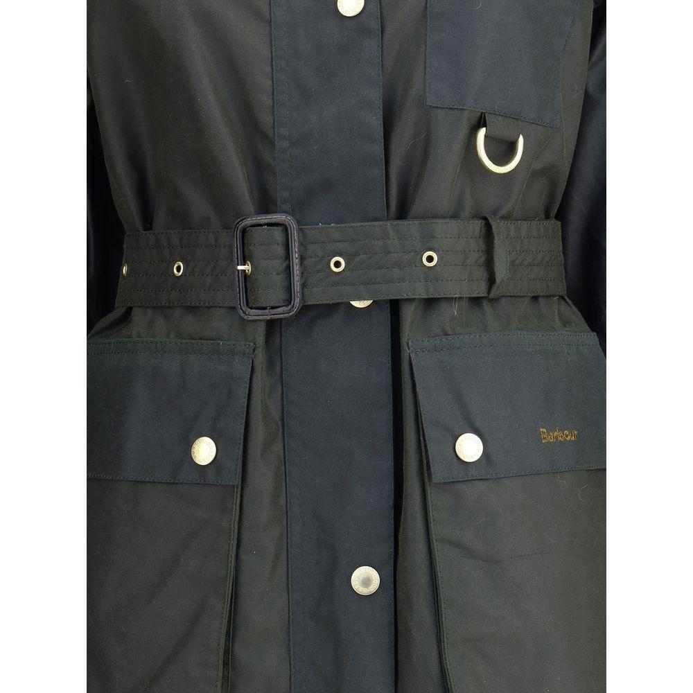 Front view with bag zipped and handles upright.
