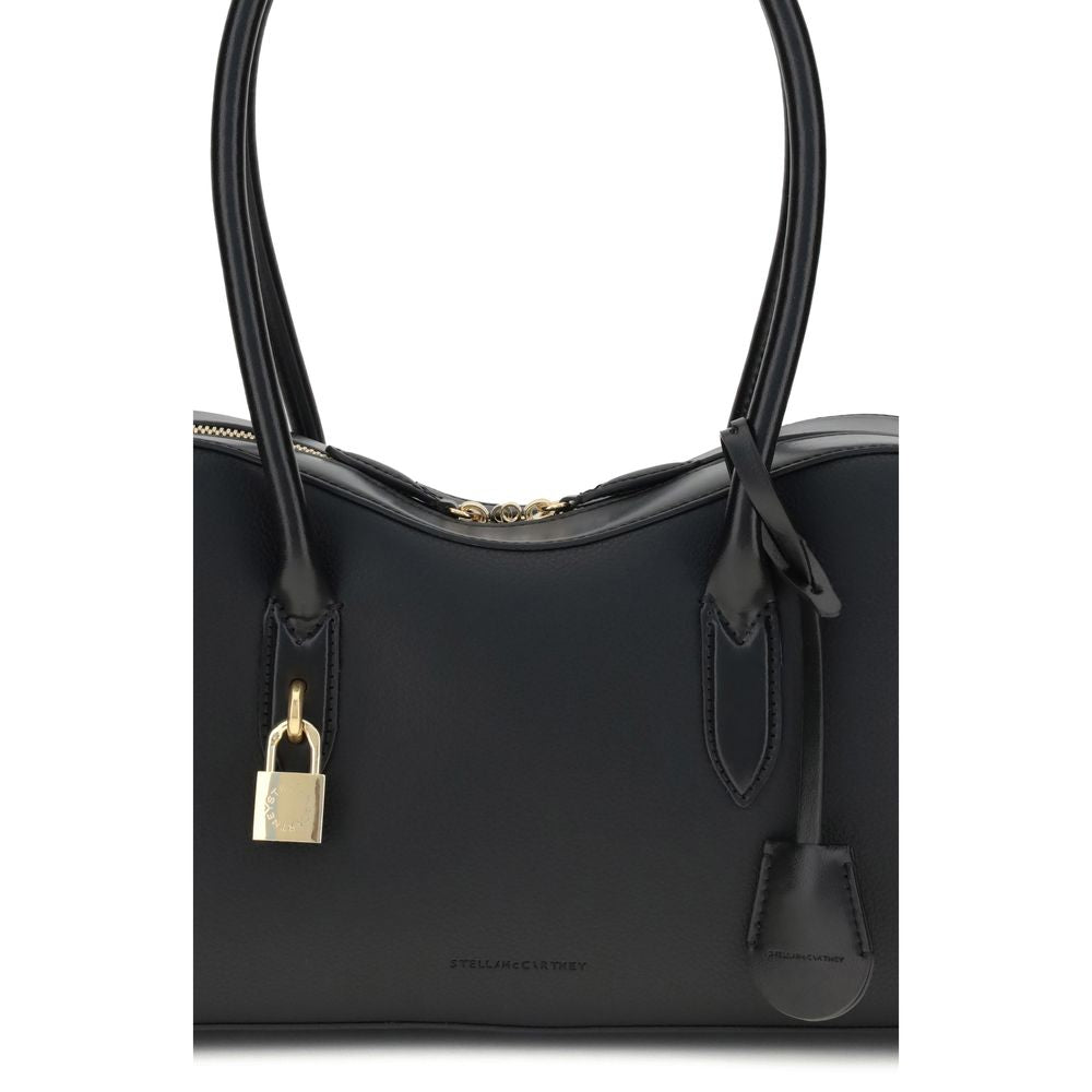 Front view with bag zipped and handles upright.