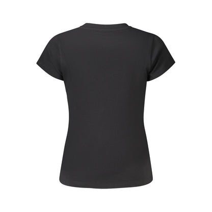 Pepe Jeans Black Cotton Women T-Shirt