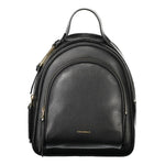 Coccinelle Black Leather Backpack CO-34867