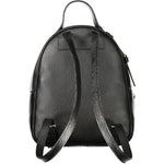 Coccinelle Black Leather Backpack CO-34867