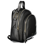 Coccinelle Black Leather Backpack CO-34867