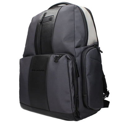 Piquadro Gray Nylon Backpack