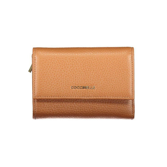 Coccinelle Brown Leather Women Wallet CO-39495