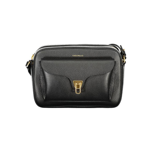 Coccinelle Black Leather Women Handbag CO-39519
