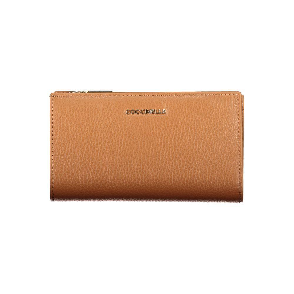 Coccinelle Brown Leather Women Wallet CO-39524